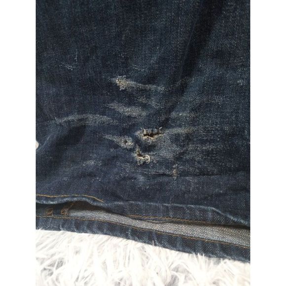 Akademiks Men's Relaxed Jeans - Dark Blue - Picture 14 of 15